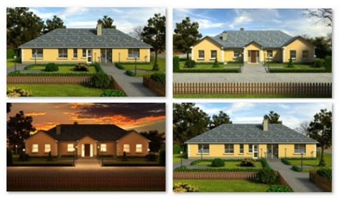 MF Kelly 3D House Design - Bungalows