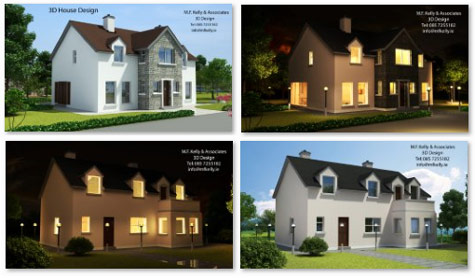 MF Kelly 3D House Design - Two Storey Houses