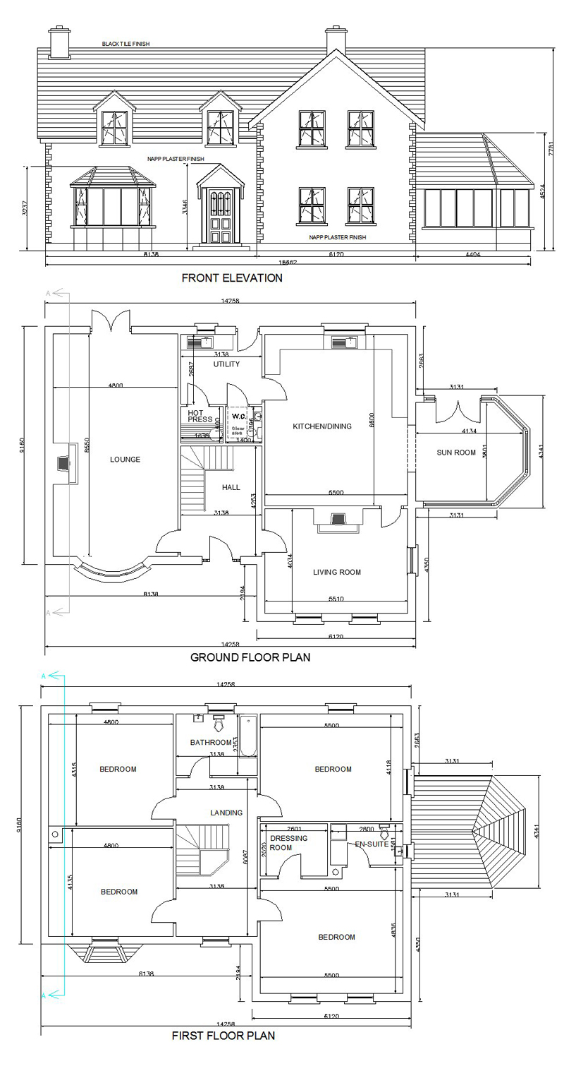 2 Storey Commercial Building Floor Plan Modern House