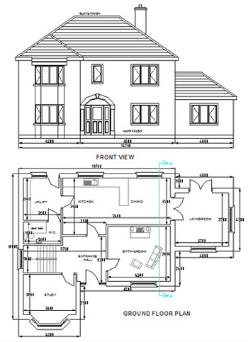 Sample Floor Plan Dwg File