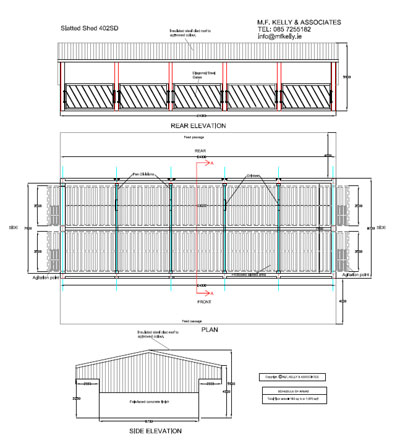 Slatted Shed Plans - Services - M.F. Kelly &amp; Associates - Mullingar ...