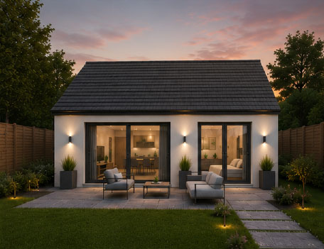 45sqm Exempted House in Back Garden