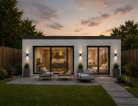 45sqm Exempted House in Back Garden