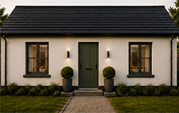 Sample 001 two-bedroom 45sqm Exempted House in Back Garden