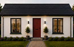 Sample 003 one office and one bedroom 45sqm house