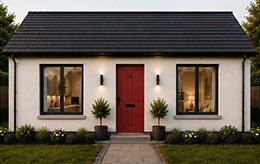 Sample 004 one office and one bedroom 45sqm house