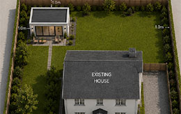 Sample 011 45sqm Exempted house with 3D Flat Roof